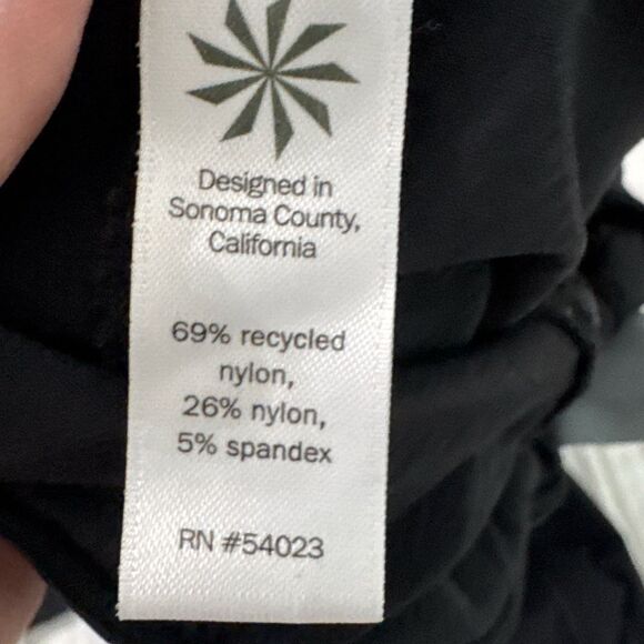 Athleta Black Recycled Nylon Jogger Pants | Size 2 - Picture 10 of 11